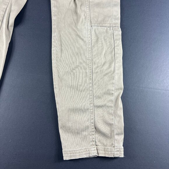 PrAna Pants Women's 34x30* Low Rise Cargo Tan Faded Hiking Stretch Tag 10 - Picture 5 of 16